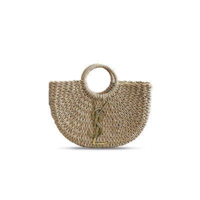 YSL LARGE STRAW BEACH BAG  (32*20*7cm) 